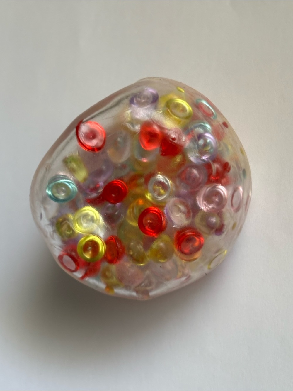 Bead squishy sensory fidget toy